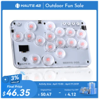 Haute42 Arcade Hitbox Controller Fight Stick PC Joystick Hitbox Controller Keyboard For Ps4 / Switch/Steam Arcade Fighting PC