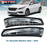 Car Rearview Side Mirror Glass Turn Signal Lamp Light For Hyundai Elantra I30 Veloster Avante MD 2011-2015 876243X000,876143X000