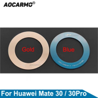 Aocarmo Blue / Gold Star Ring For Huawei Mate 30 Pro 30Pro Rear Camera Lens Metal Outer Light Ring Replacement Parts