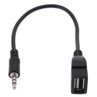 Audio Cable to USB Audio Cable Car Electronics For Play Music Car Audio Cable