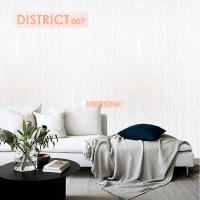Wallpaper Dinding Kamar Putih Salur Silver Stiker Triplek Kayu Lemari Pintu Meja Dekorasi Rumah