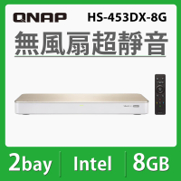 【QNAP 威聯通】搭希捷 4TB x2 ★ HS-453DX-8G 4Bay NAS 網路儲存伺服器