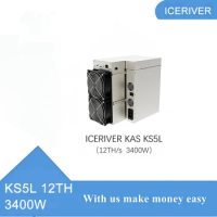 IceRiver KS5L 10T/11T/ 12TH 3400W KAS Asic Miner Kaspa Mining Machine Crypto Miner Cryptocurrency Kaspa