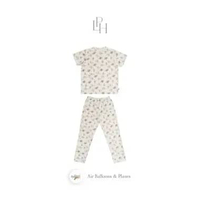 Little Palmerhaus - [UPSIZE] TENCEL™ Kids Short Sleeved Pajamas 1.0 (Piyama Tencel Anak Lengan Pende