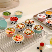 10 Pcs Kue Cup Aluminium Foil Import / Cup Kue Korean Dessert Box Kotak Cup Cake Kue Puding / Mika D
