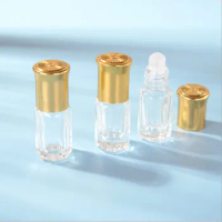 3ml Glass Essential Oil Roller Bottle With Glass Roller Balls Lip Balms Roll On Bottles Travel Cosmetic Container Perfume Bottle
