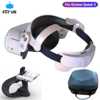 FIITVR T2 Head Strap With Battery For Oculus Quest 2 Adjustable Improve Comfort Halo Elite Strap For Oculus Quest 2 Accessories