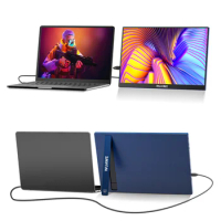 2024 New 120hz Gaming Portable Monitor for Laptop, 16inch 1200P PC Display IPS LCD FHD External Second Computer Screen for Phone
