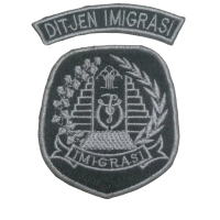 emblem/logo bordir ditjen imigrasi
