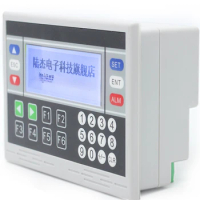 (No clock) Text all-in-one machine, domestic programmable industrial controller 18MR with 485232 communication OP320-A
