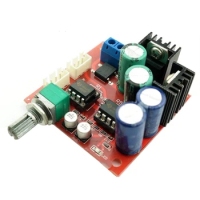 RISE-NE5532 Dual Op-Amp Preamp Stereo Audio Preamplifier Module Adjustable Magnification Dual AC 10-16V
