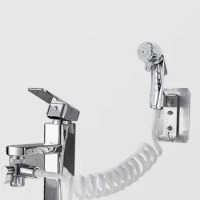 Toilet Hand Held Bidet Spray Shower Head set system Hose Connector Douche Kit Valve Bathroom Bidet Sprayer Jet Tap Holder D3