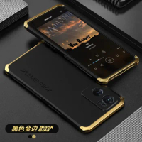 Shockproof Aluminum Metal Phone Case For OPPO Reno 7 Pro 7 360 Full Protection Metal Armor Cover for Oppo Reno 7 Pro Back Coques
