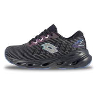 【LOTTO】女 AIRFLOW5plus 風動跑鞋(炫彩黑-LT4AWR5290)