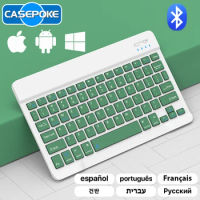 CASEPOKE Bluetooth Wireless Keyboard Mouse for Apple Samsung Lenovo Xiaomi Huawei Phone Tablet Keyboard for iPad Accessories