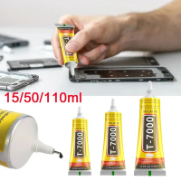 กาวกาว T7000 15/50/110ML เหมาะสำหรับหน้าจอสัมผัส LCD อเนกประสงค์ กาวซุปเปอร์ ซ่อมโทรศัพท์ DIY แท่งขา