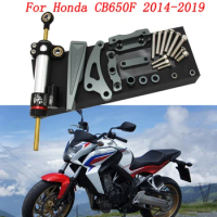 Motorcycle Adjustable CB650F Steering Stabilizer Damper Mounting Bracket Kit For Honda CB650F CB 650F 650 F 2014-2019