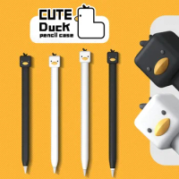Pencil Protection Case for Apple Pencil 1 2 Cute Duck Cover for IPad Pencil Case Non-slip Silicone for Apple Pencil 2 1 Sleeve