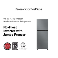2025Panasonic NR-BP242VS 8.6 cu ft No-Frost Inverter Type Two Door Top Freezer Standard Refrigerator