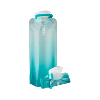 【美國Vapur】Eclipse 運動摺疊水袋 1L 湖水綠 #30056(運動水壺 摺疊水壺)