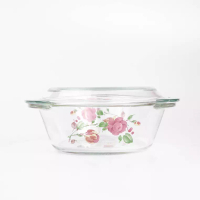 Pyrex Pyrex 2000ML Heat Resistant Tempered Glass Casserole with Lid / Baking Dish / Borosilicate Gla