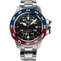 BALL 波爾錶 Engineer Hydrocarbon AeroGMT II腕錶(DG2018C-S18C-BK)-42mm-黑面鋼帶【刷卡回饋 分期0利率】【APP下單4%點數回饋】