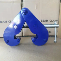 1-5Ton Steel clamp Rail clip Gripper Rail Clamp for Electric chain block hoist YC type I-beam steel wire rope hoist clamp part