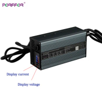 48V 54.6V 58.8V 54.8V 58.4V 1~15A 10A 15A Lithum / lifepo4 NMC LFP Li-ion Lead-acid Battery Charger