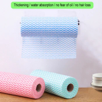 100pcs Eco-Friendly Cleaning Wash Cloth Non Woven Duster Cloth Dish No Oil Rag Dish Towel Table Kitchen Cleaning Tools