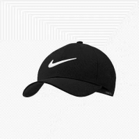 NIKE Dri-FIT Legacy91 刺繡LOGO 可調式訓練帽 運動帽 黑白勾 CW6327-010 