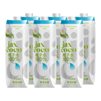 【Jax Coco】100%椰子水1000mlx6入/箱(菲律賓新鮮到貨)