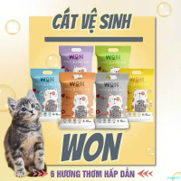 maer32 [HỎA TỐC ĐẾN 23H] Cát Vệ Sinh Cho Mèo Cát WON Hàn Quốc - Vón Cục Nhanh Cát Mèo vệ sinh khử mù