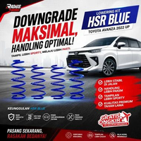 raedy per ceper mobil avanza LOWERING KIT HSR BLUE - TOYOTA AVANZA 2022 UP