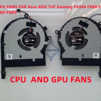 Original New Laptop Cpu Gpu Cooling Fan For Asus ROG TUF Gaming FX504 FX80 FX80G ZX80GD FX8Q FX504GD FX504GE GTX1050 Radiator