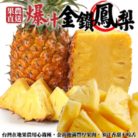 【天天果園】外銷級屏東台農17號金鑽鳳梨5斤 (2支入)