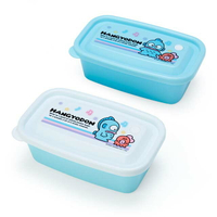 小禮堂 人魚漢頓 方形微波保鮮盒2入組 Ag+ 650ml (藍白章魚款)