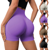 New women seamless compression pants high waist yoga shorts fitness compression butt trainer shorts summer fitness