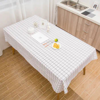 1/2/5/10/20pcs new plaid tablecloth Large Rectangle Table Cover Cloth Wipe Clean Party Tablecloth Covers Party Decor 90x137cm