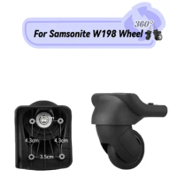 For Samsonite W198 Rotating Smooth Silent Shock Absorbing Wheel Accessories Wheels Casters Universal Wheel Replacement Suitcase