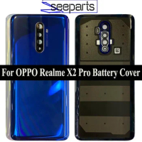New 6.5" For OPPO Realme X2 Pro Battery Cover For Realme X2 Pro Back Cover Door Housing Battery Door Cover