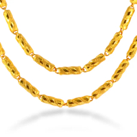 【福西珠寶】買一送一9999黃金項鍊 超神奇項鍊 加粗2尺(金重：4.28錢+-0.03錢)