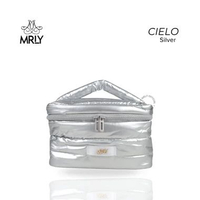 MRLY - Cielo Beauty Case Tas Makeup puffy Bag Silver