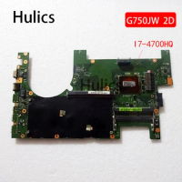 Hulics Used Laptop Motherboard For ASUS G750JM G750JW G750JH G750JX G750J G750 2D Mainboard SR15E I7-4700HQ