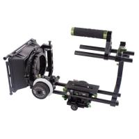 Lanparte Professional Kit Camera DSLR Tripod Support Rig Follow Focus Matte Box Cage
