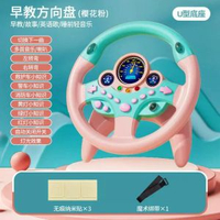方向盤玩具模擬器防暈車副駕女朋友仿真駕駛後排兒童益智早教禮物平行進口