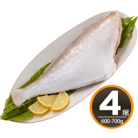 【華得水產】新鮮三去剝皮魚4尾組(600-700g/尾)