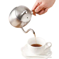 304 Stainless Steel Coffee Pot Hand Pot Household Hanging Ear Long Mouth Drip Small Mouth Pot Sharing Pot Coffee Equipment