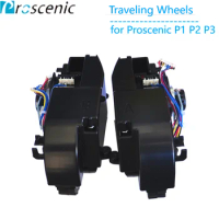 Original Traveling Wheels Parts for Proscenic P1 P2 P3 Robot Vacuum Cleaner Parts New Wheel Motor Accessories Replacement