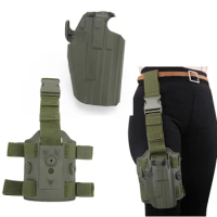 Tactical Airsoft Gun Shooting Accessory Tactical FAST Nylon Holster with Strap