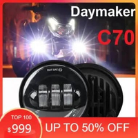 Daymaker C70 Lampu 2 Warna Honda 4.5" 4.5 inch Daymaker Vespa 4,5 Inc